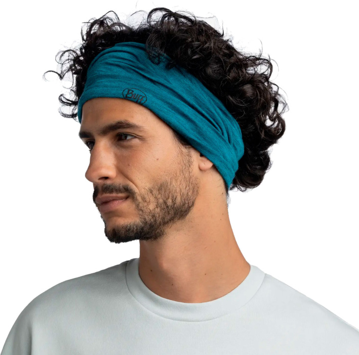 Бандана BUFF LIGHTWEIGHT MERINO WOOL (24/25) Solid Teal