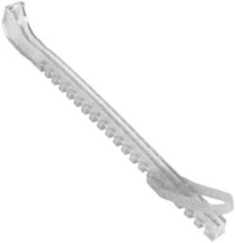 Чехол для лезвий фигурных коньков белый